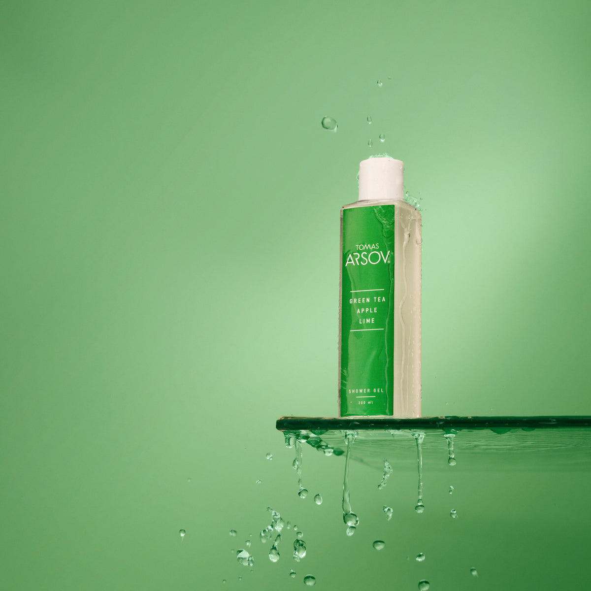 GREEN TEA APPLE LIME Shower gel