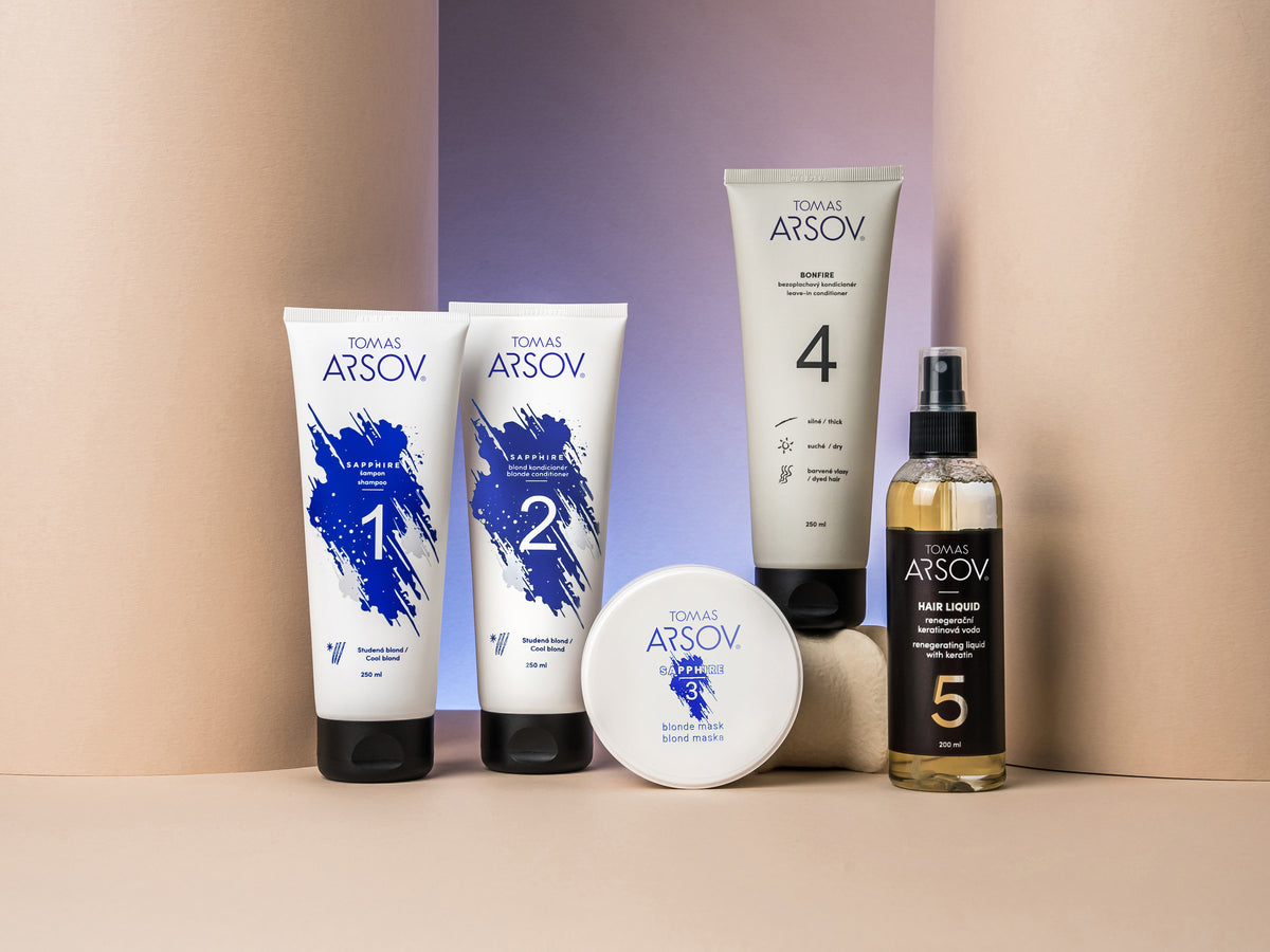 Gift-wrapped Complete care set for cool tones support for blonde and grey hair