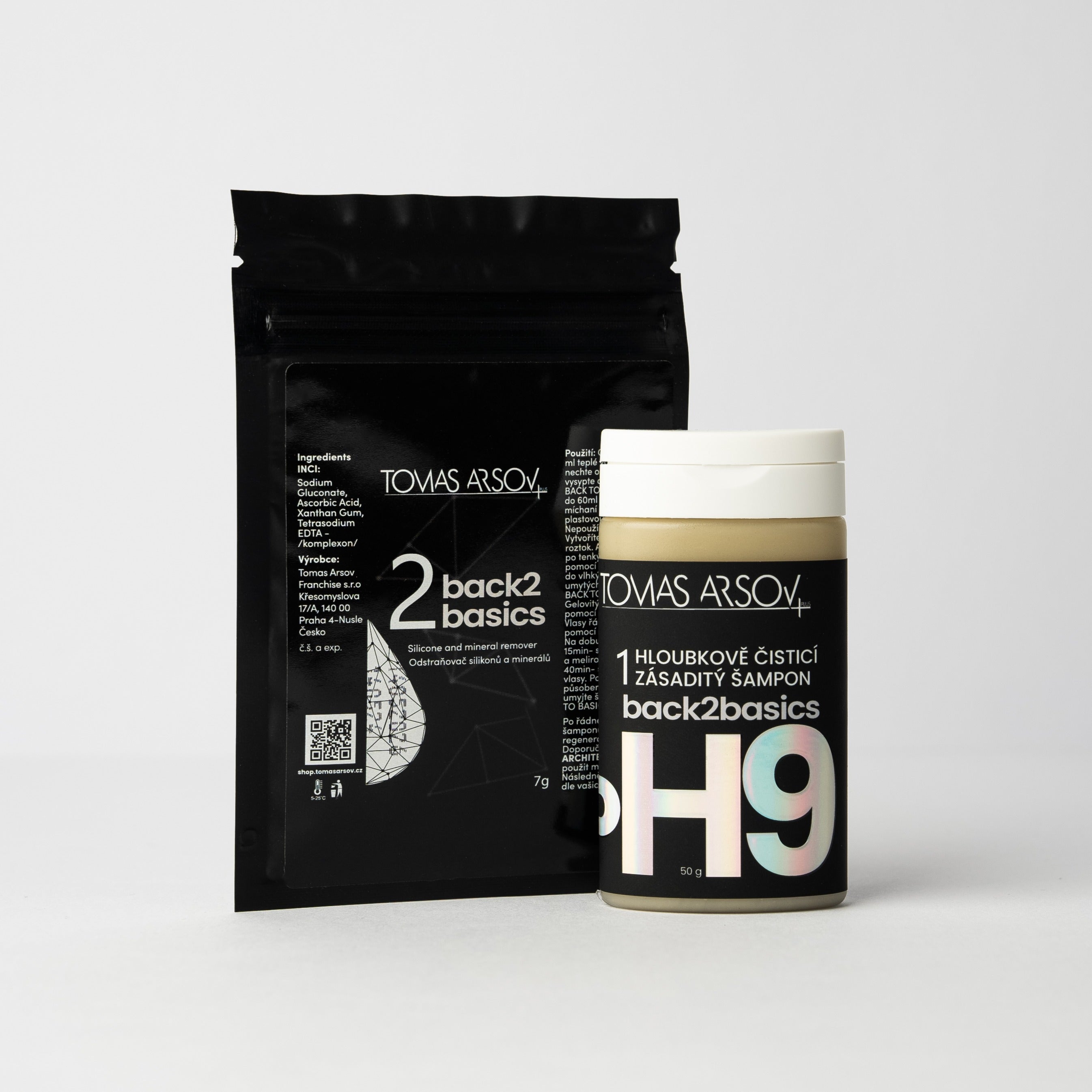 BACK2BASICS set Shampoo + Silicone and mineral remover