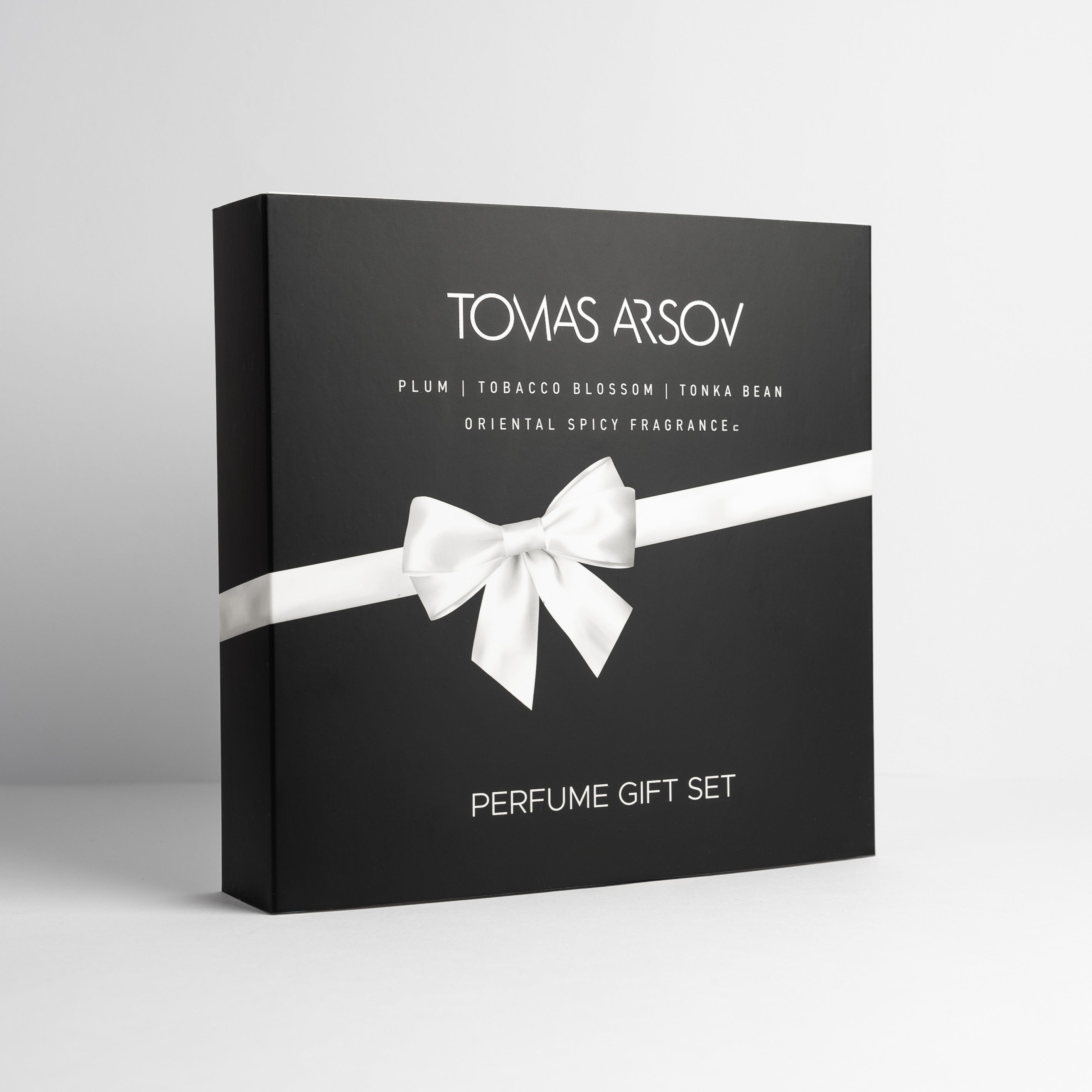 Gift box TOMAS ARSOV PLUM TOBACCO Perfume + Shower gel + Body lotion unisex