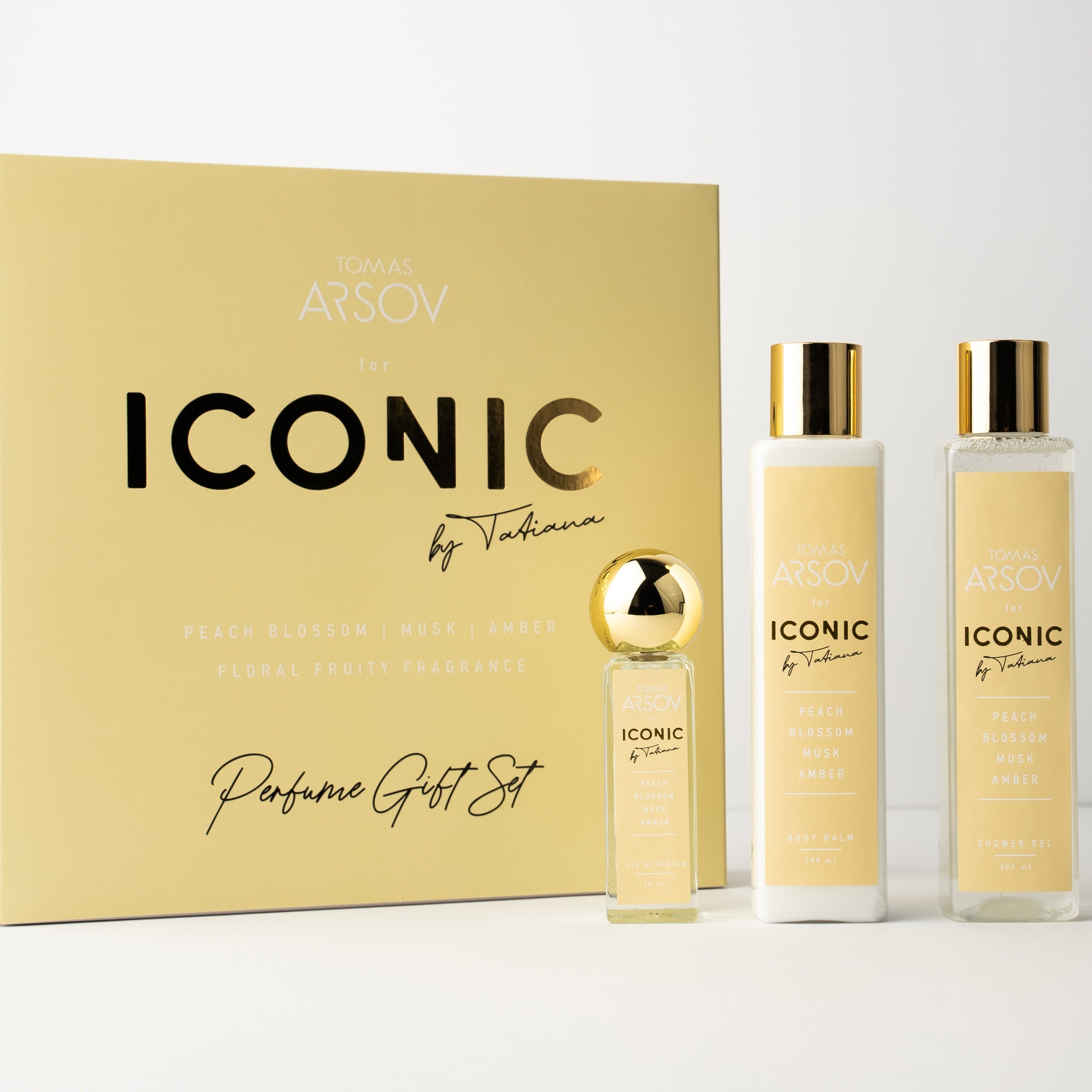 Dárková kazeta ICONIC Perfume + Shower gel + Body lotion
