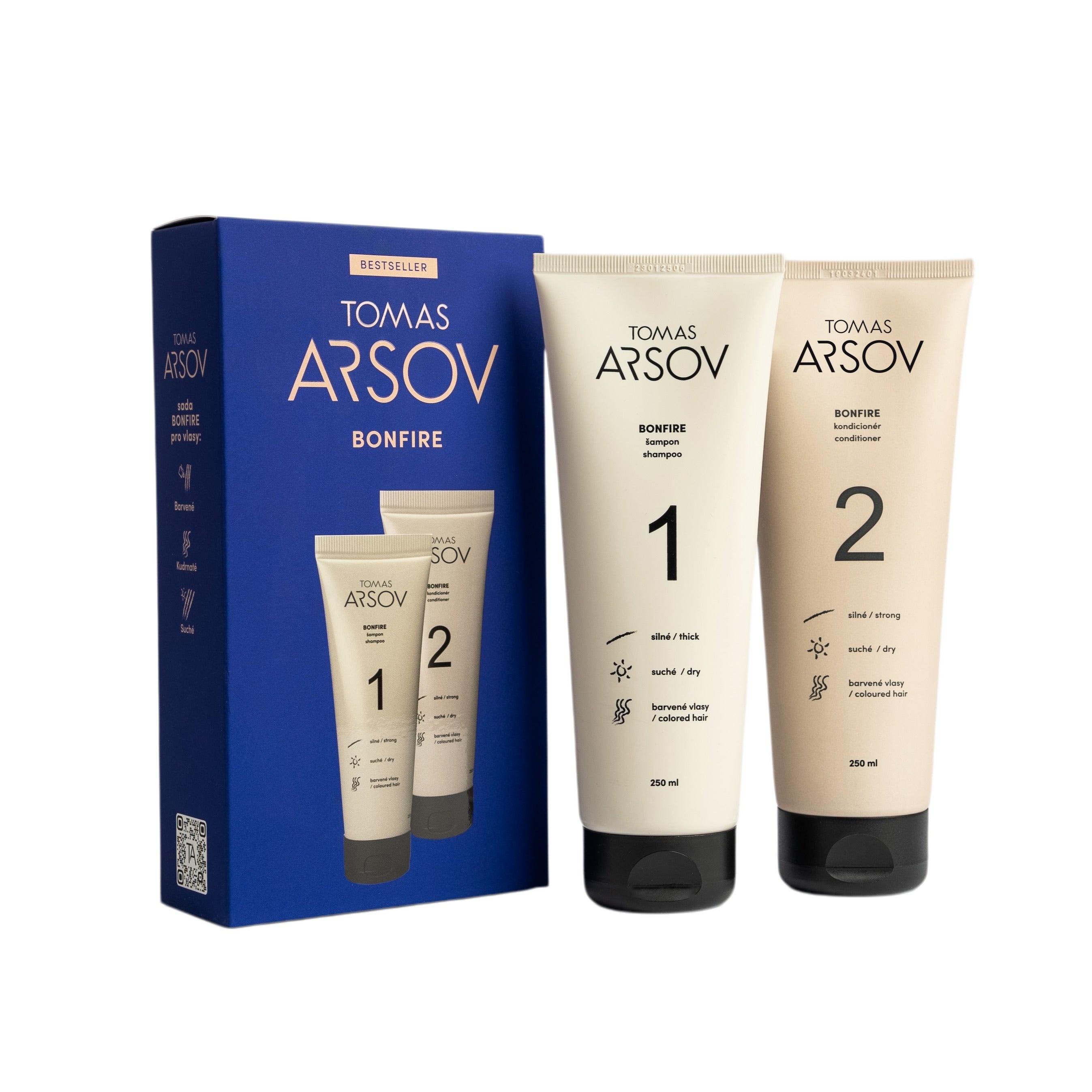 BONFIRE Shampoo and Rinse-off conditioner gift set